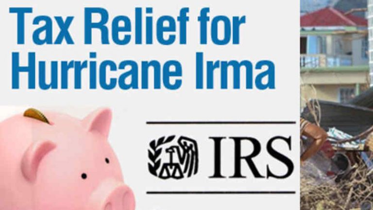 Tax Relief for Hurricane IRMA