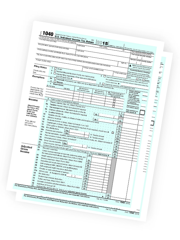 IRS 1040 Tax From